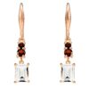 Orphelia 'Fira' Dames 925 Sterling Zilveren Oorbellen - Roze ZO-7571/RG - Afbeelding 2