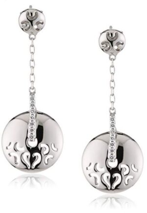 Orphelia Dames 925 Sterling Zilveren Dangle Oorbellen - Zilver ZO-5851