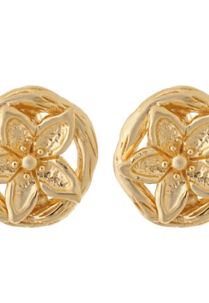 Orphelia Dames 925 Sterling Zilveren Oorbellen - Goud ZO-6029/1