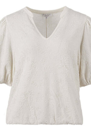 Enjoy - Beige | Dames | Blouse | Beige | L | regular | Kamst mode