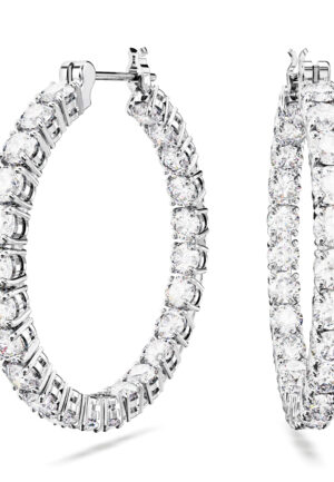 Swarovski 'Matrix' Dames Oorbellen van Basismetalen Hangers - Zilver 5647715