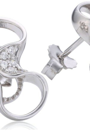 Alternative view of Orphelia Dames 925 Sterling Zilveren Stud Oorbellen - Zilver ZO-5033