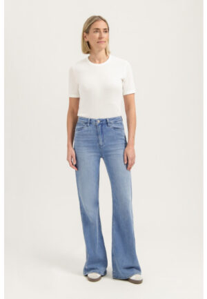Florez - Blauw | Dames | Jeans | Blauw | 32 | regular | Kamst mode