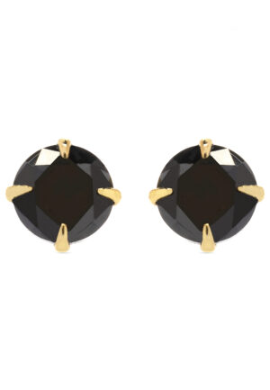 Luxenter oorbellen, 925 sterling zilveren otieno en 18K vergulde onyx-zirkonia afwerking
