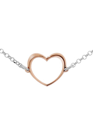 Alternative view of Orphelia 'Mada' Dames 925 Sterling Zilveren Armband - Zilver/Roze ZA-7389