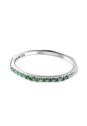 Alternative view of Swarovski 'Matrix Baguette' Dames Basismetaal Armband - Zilver 5705785