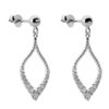 Orphelia 'Grace' Dames 925 Sterling Zilveren Oorbellen - Zilver ZO-7493 - Afbeelding 2