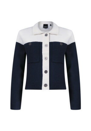 Poools - Blauw | Dames | Vest | Blauw | 42 | regular | Kamst mode