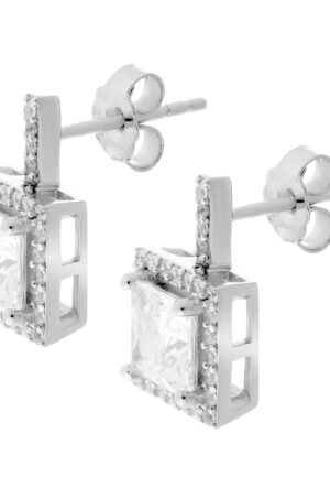 Orphelia Dames 925 Sterling Zilveren Stud Oorbellen - Zilver ZO-6046