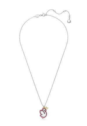 Alternative view of Swarovski 'Pop Swan' Dames Basismetaal Hanger - Zilver 5649200