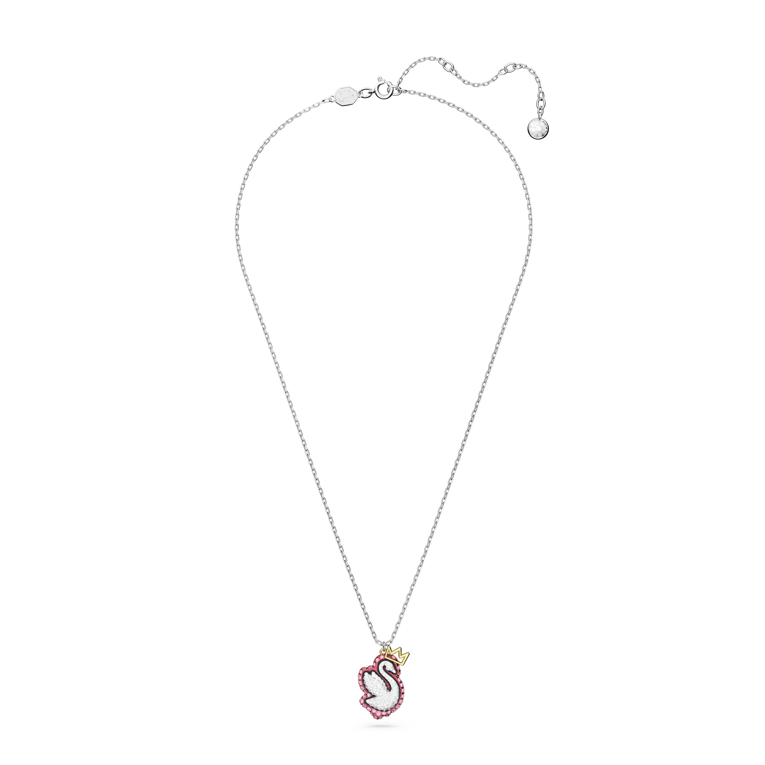 Swarovski 'Pop Swan' Dames Basismetaal Hanger - Zilver 5649200 - Afbeelding 2