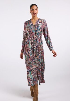 Alternative view of Dress Joyful Jewel print