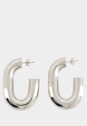 Alternative view of Boucles D'oreilles Xl Link - Paco Rabanne - Messing - Verzilverd