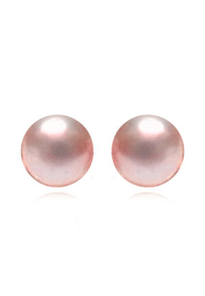 Luxenter Luxenter oorbellen, 925 sterling zilver en gerhodineerde roze parelgel