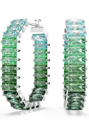 Swarovski 'Matrix Baguette' Dames Oorbellen van Basismetaal - Zilver 5705787