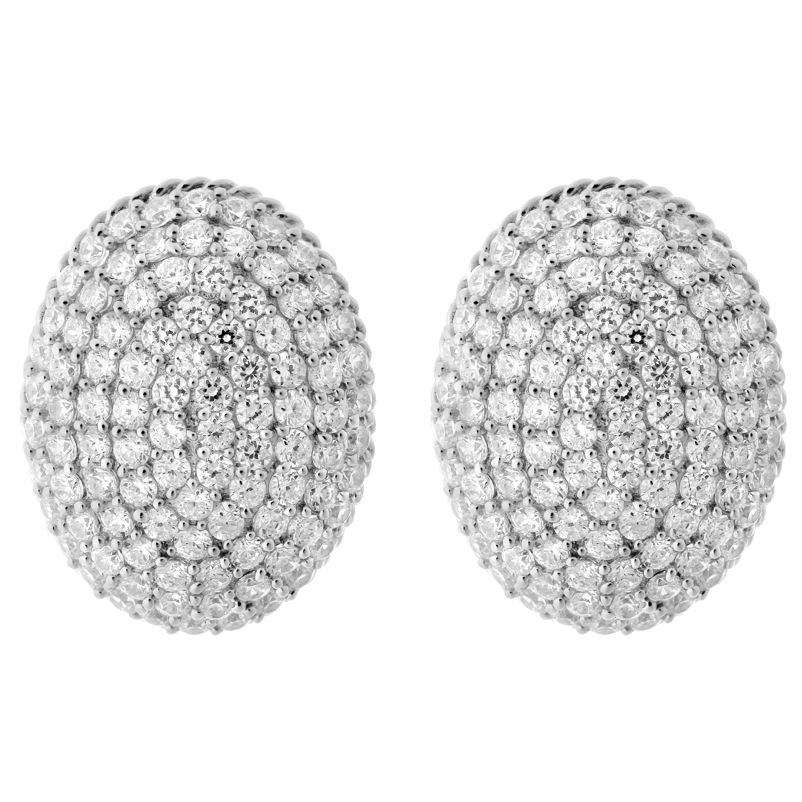 Orphelia Dames 925 Sterling Zilveren Oorbellen - Zilver ZO-5184