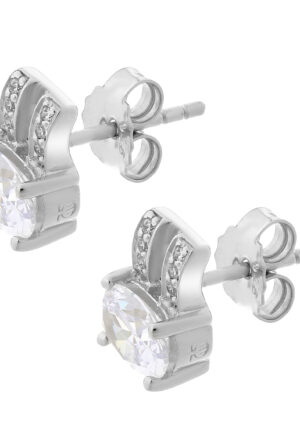 Orphelia 'Alena' Dames 925 Sterling Zilveren Stud Oorbellen - Zilver ZO-7122
