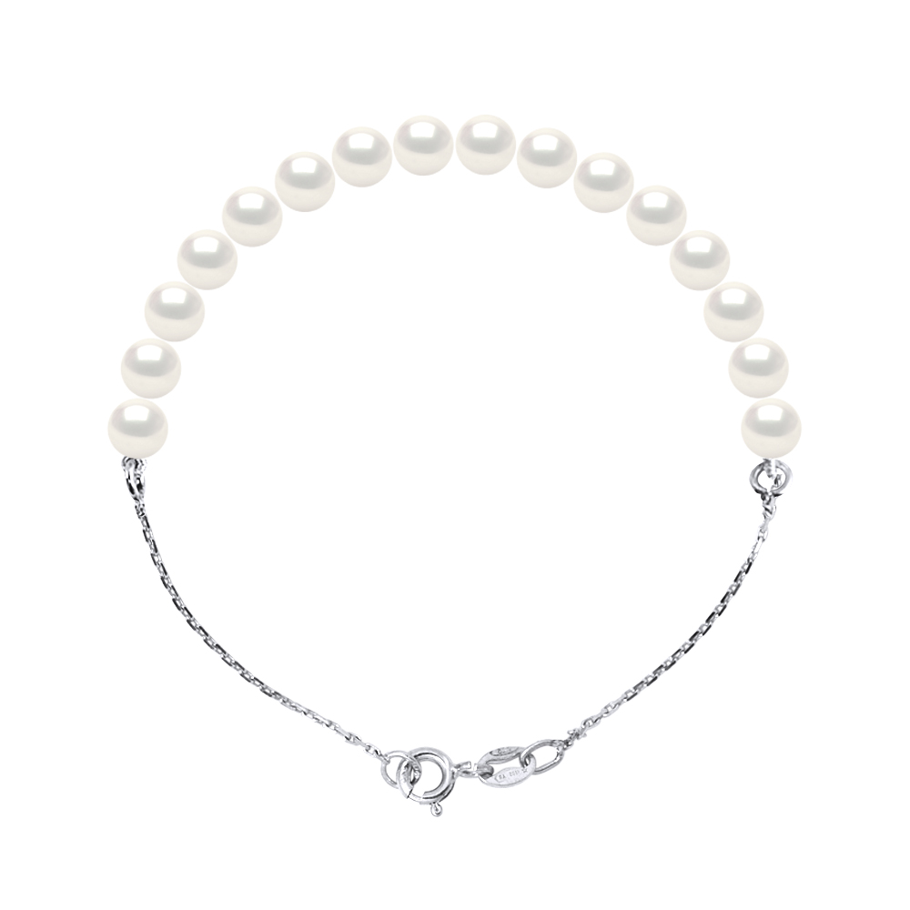 Armband Echt Cultuurzoetwaterparel Rond 6-7 mm