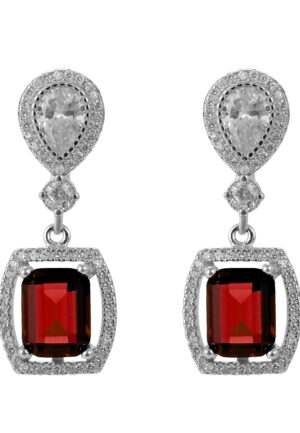 Orphelia 'Enora' Dames 925 Sterling Zilveren Hangoorbellen - Zilver ZO-7426/RU