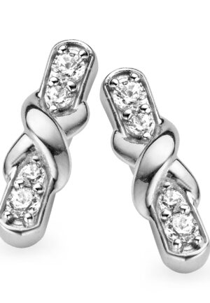 Orphelia Dames 925 Sterling Zilver Stud Oorbellen - Zilver ZO-5128