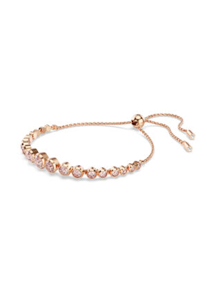 Alternative view of Swarovski 'Imber Organic' Dames Vergulde Metalen Armband - Roze 5718204