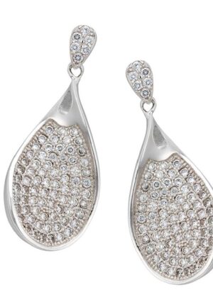 Orphelia Dames 925 Sterling Zilveren Oorbellen - Zilver ZO-5937
