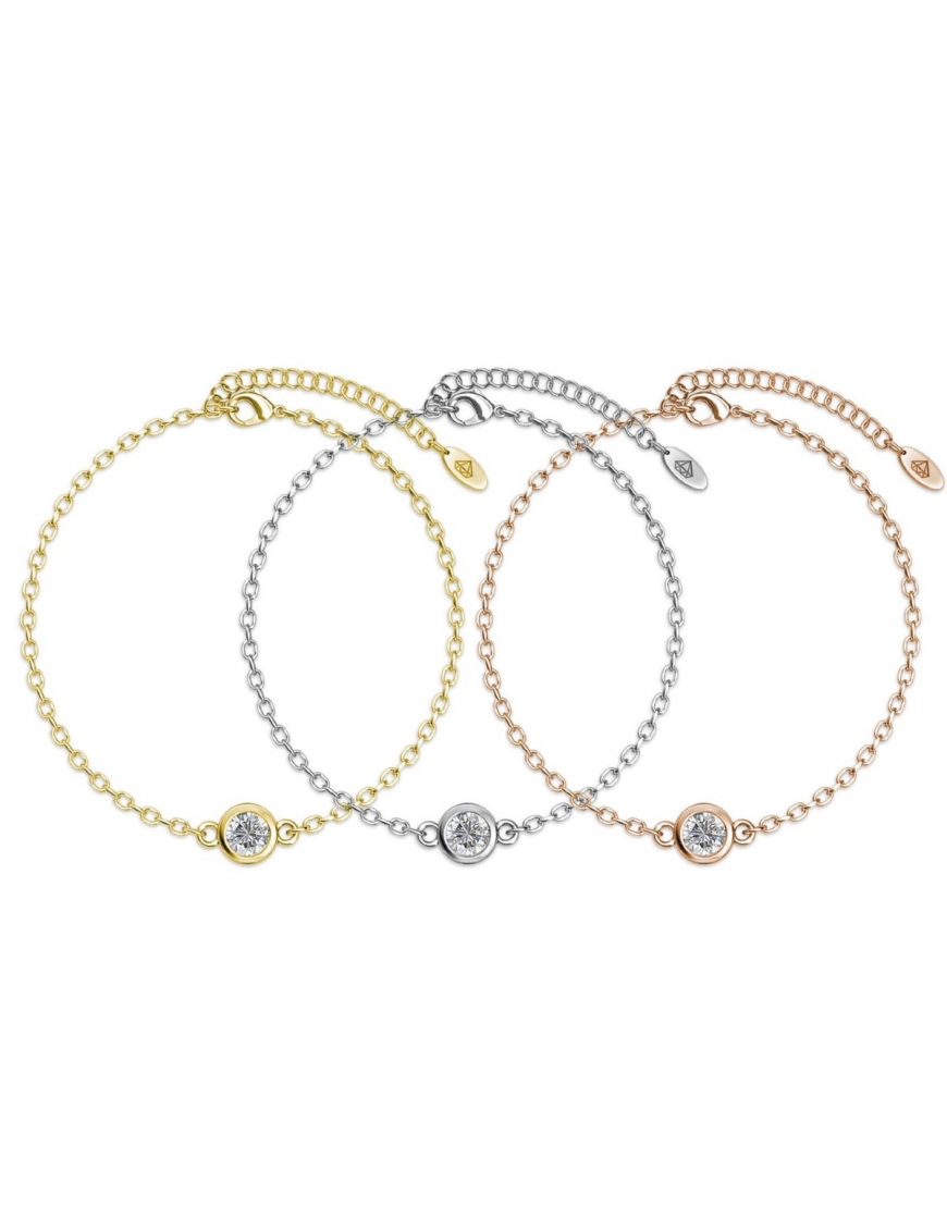Geboortesteen Trio armband - Oostenrijks kristal