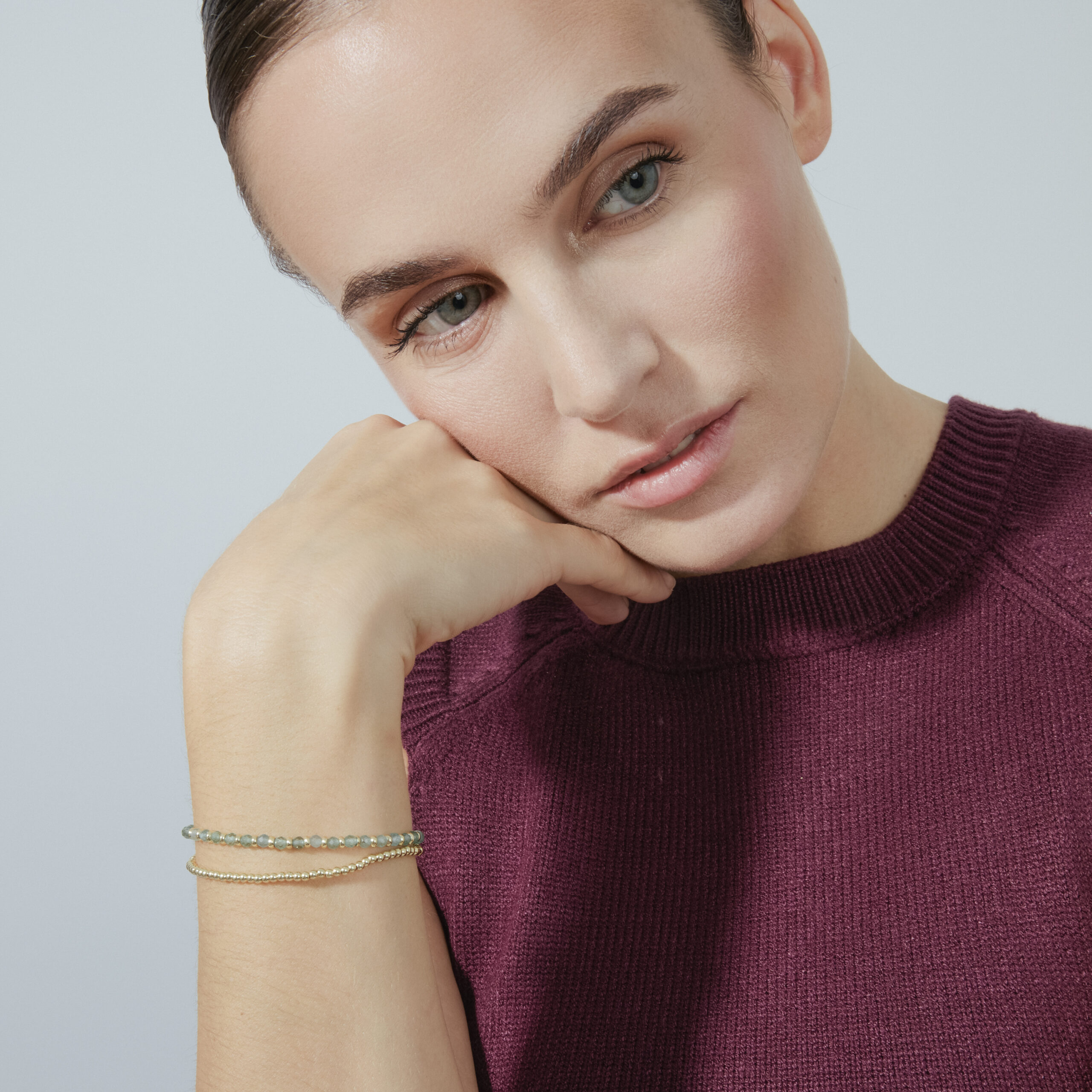 Luxenter Zira armband afgewerkt in 18k geel goud - Afbeelding 2