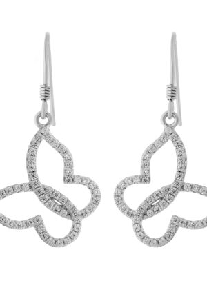 Orphelia Dames 925 Sterling Zilver Dangle Oorbellen - Zilver ZO-5265