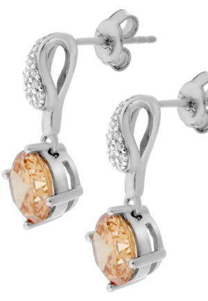 Orphelia Dames 925 Sterling Zilveren Oorbellen - Zilver ZO-6087