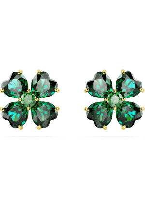 Swarovski 'Idyllia' Dames Gouden Vergulde Metalen Oorringen - Goud 5666236