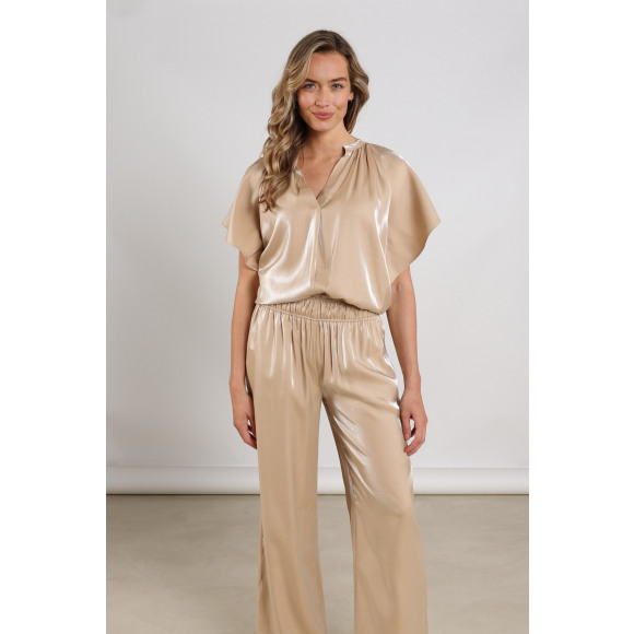 Nukus - Beige | Dames | Blouse | Beige | 3XL | regular | Kamst mode