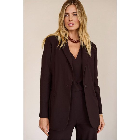 Studio Anneloes - Espresso | Dames | Blazer | Espresso | L | regular | Kamst mode