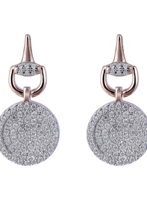 Orphelia 'Alisia' Dames 925 Sterling Zilveren Oorbellen - Roze ZO-7420