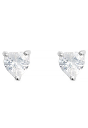 Luxenter oorbellen, eqoyi in 925 sterling zilver en glanzende gerhodineerde cubic zirconia