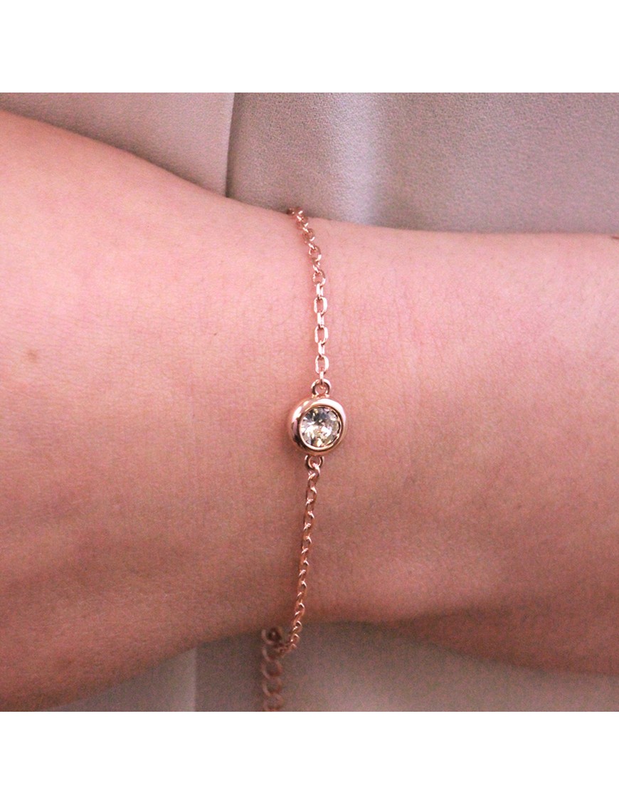 Geboortesteen armband - Oostenrijks kristal - Afbeelding 2