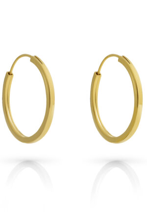 Alternative view of Orphelia 'Agata' Dames 925 Sterling Zilver Oorbellen - Goud ZO-7552/G
