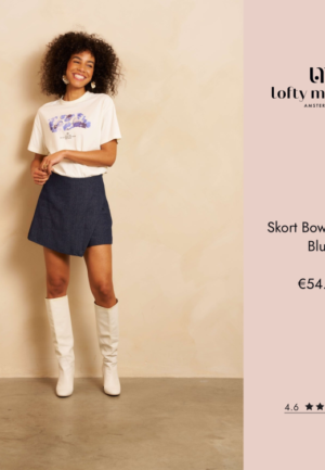 Skort Bowie | Mid Blue