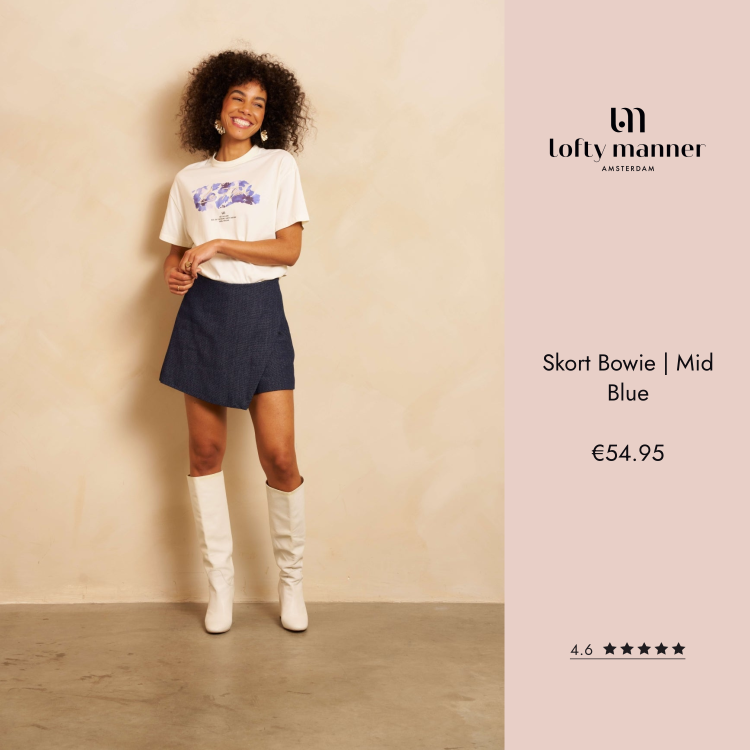 Skort Bowie | Mid Blue