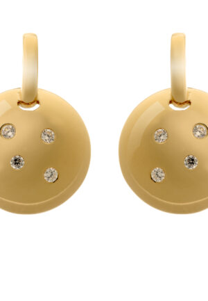 Orphelia 'Linn' Dames 925 Sterling Zilver Oorbellen - Goud ZO-7130/G
