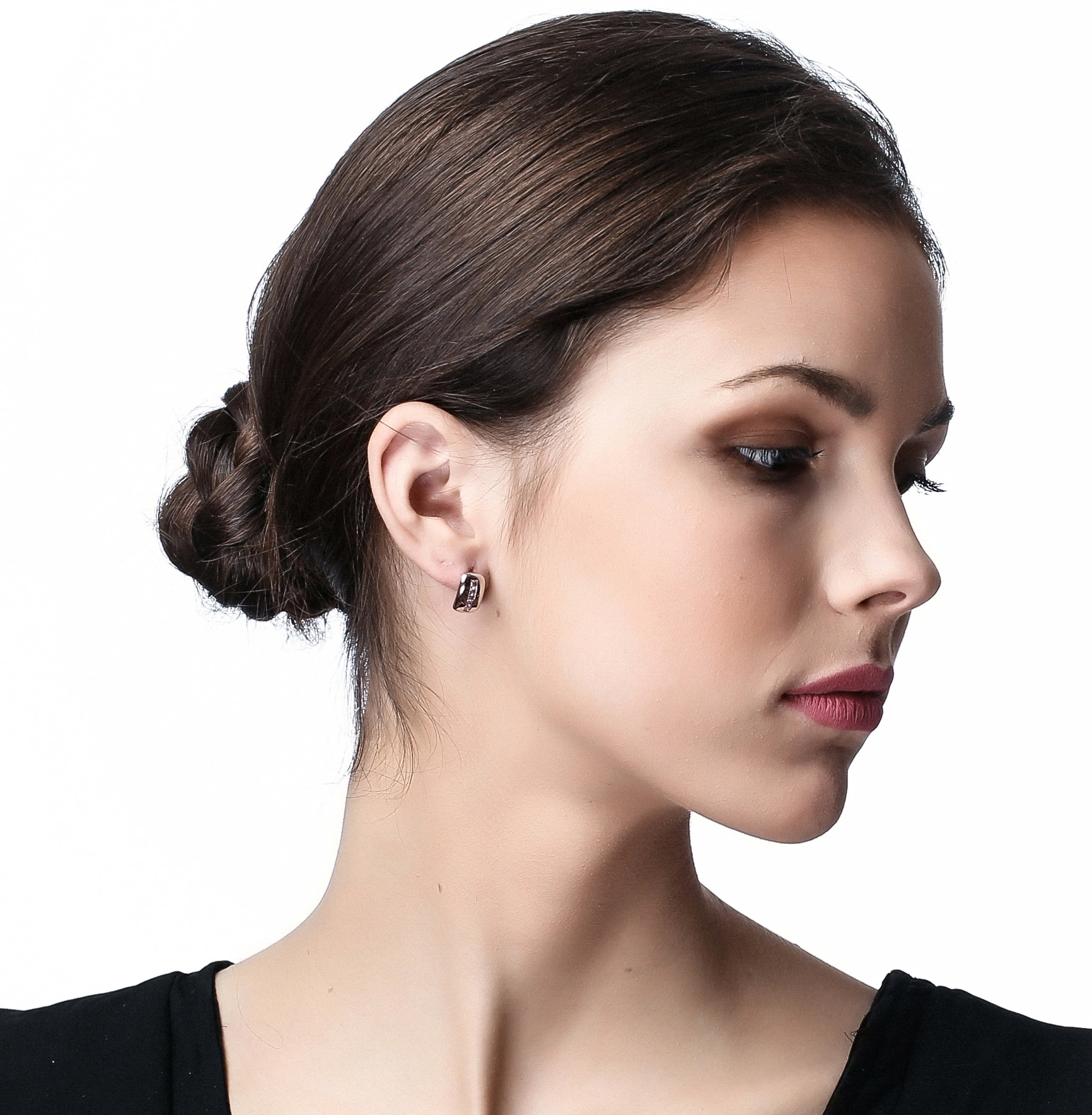 Orphelia Dames 925 Sterling Zilveren Stud Oorbellen - Zilver ZO-5585 - Afbeelding 2