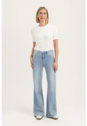 Florez - Blauw | Dames | Jeans | Blauw | 29 | regular | Kamst mode