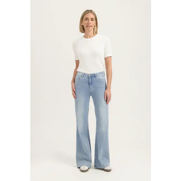 Florez - Blauw | Dames | Jeans | Blauw | 33 | regular | Kamst mode