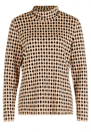 Betty Barclay - Beige/Black | Dames | Trui | Beige/Black | 40 | regular | Kamst mode