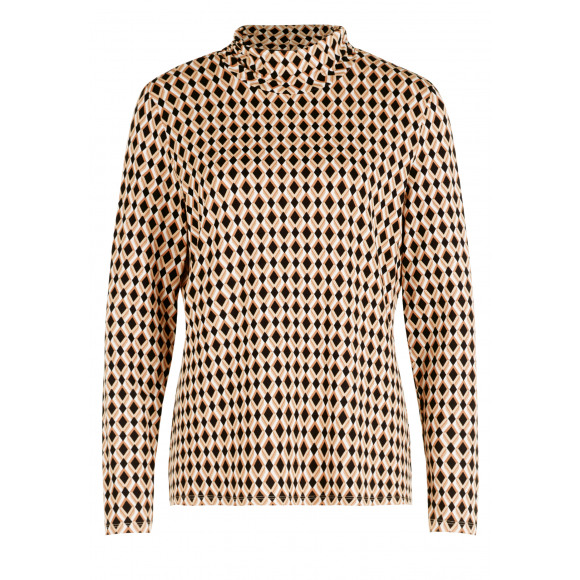 Betty Barclay - Beige/Black | Dames | Trui | Beige/Black | 40 | regular | Kamst mode