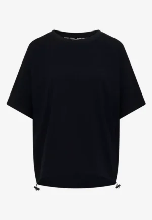 Alternative view of Blouse met afhangende schouders in effen kleur