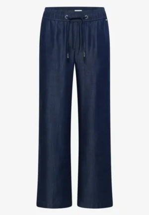 Alternative view of Broek met Wide Leg pijpen in denimlook