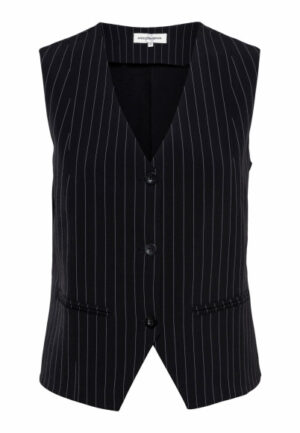 &Co - Zwart | Dames | Gilet | Zwart | 4XL | regular | Kamst mode