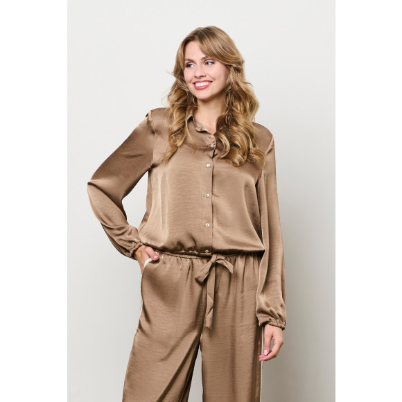 &Co - Beige | Dames | Blouse | Beige | XL | regular | Kamst mode