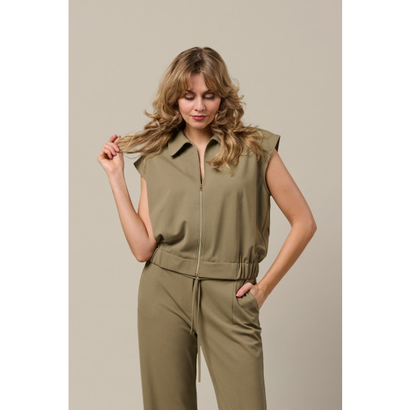 &Co - Groen | Dames | Gilet | Groen | 3XL | regular | Kamst mode